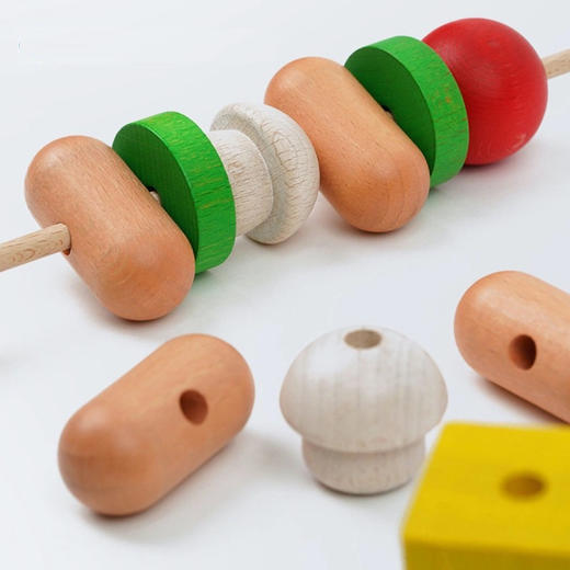 儿童积木益智玩具男孩女孩拼装智力动脑游戏-Milaniwood烧烤派对 商品图8