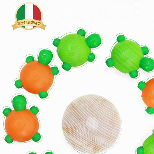 儿童益智动脑木质玩具趣味互动宝宝亲子游戏-Milaniwood叠叠龟 商品图6