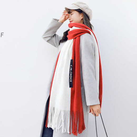 PDD-YQFS210120新款韩版时尚气质百搭加厚情侣披肩围巾TZF 商品图4