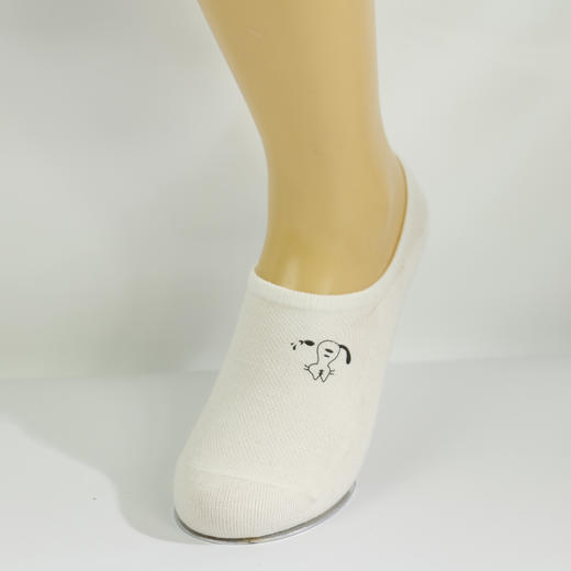 【49元6双】女丨女士棉麻船袜纯色短筒袜防滑短袜【2012302】 商品图4