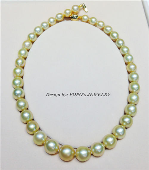 【每日特选】南洋金珠珍珠项链 商品图2