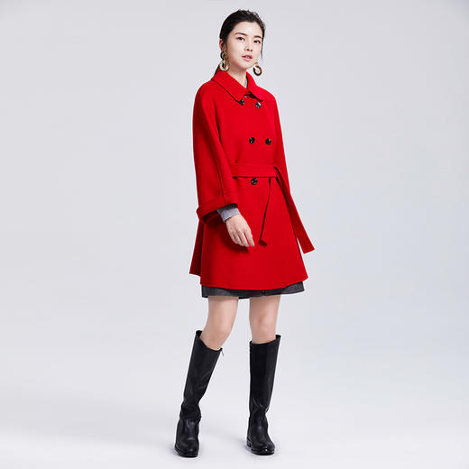 圣三利女装秋冬季毛呢大衣SL1941396 商品图1