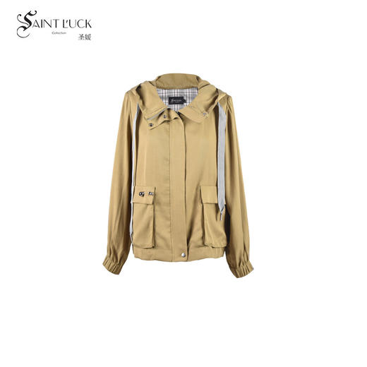 SAINT L’UCK/圣媛女装  时尚休闲连帽短款外套SA320A55 商品图0