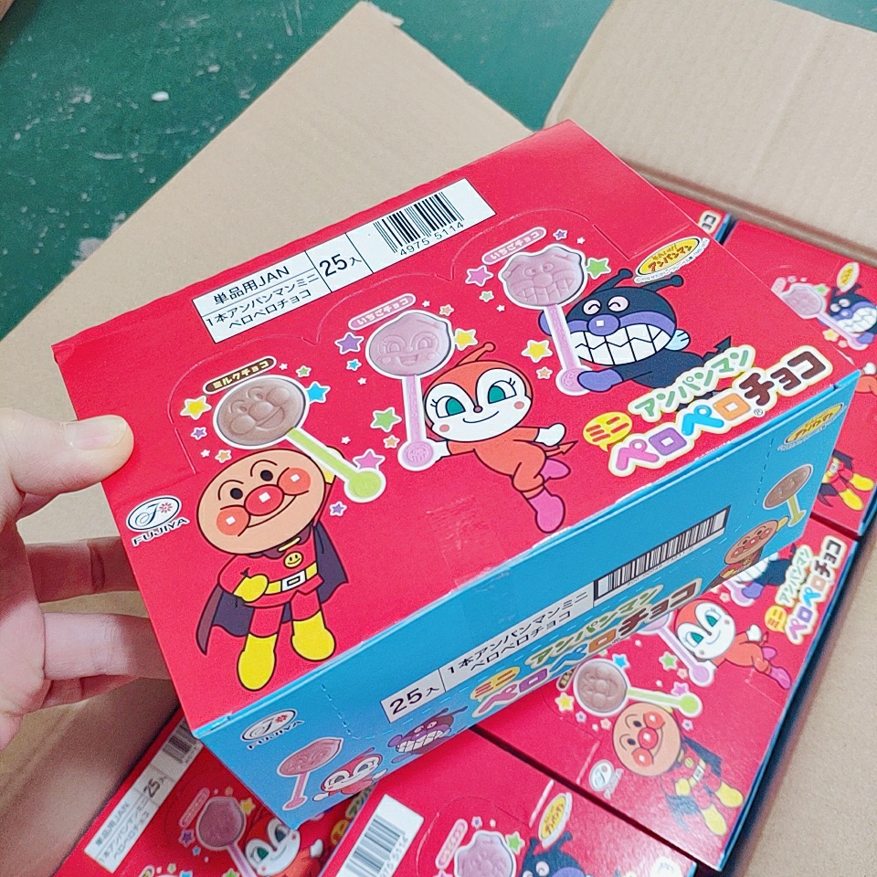 日本面包超人mini巧克力棒棒糖25支-跨境