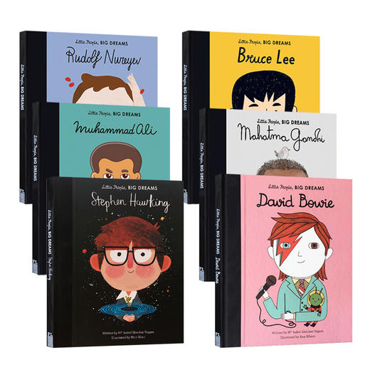 小人物大梦想系列绘本 6册套装 英文原版 Little People Big Dreams 儿童启蒙英语绘本 小男孩传记篇 精装艺术读物 进口书籍 商品图0