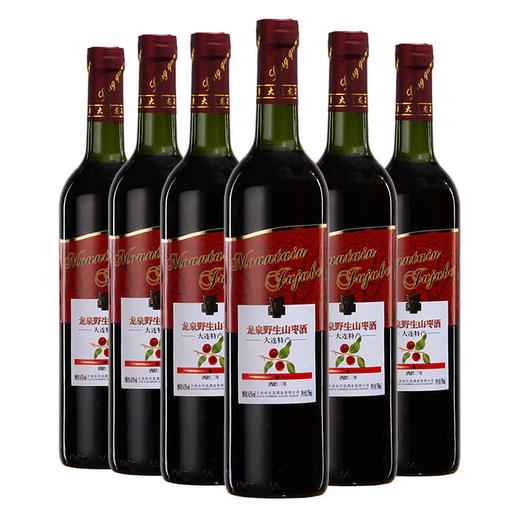 龙泉野生山枣蜜酒750ml*6瓶，野生山枣蜜酒，假一罚十，破损包赔 商品图1