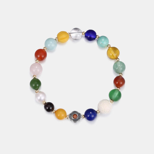 多宝手串‧平安吉祥 天然幸运宝石 多宝多福 守护健康 醍醐原创设计 商品图6