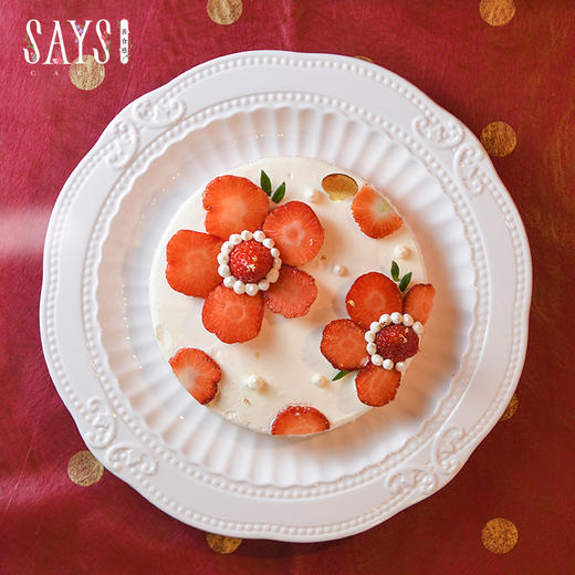 【历史商品】花开笑颜红莓戚风 商品图1