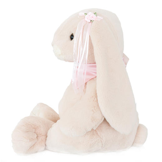 伽百利毛绒玩具/大露比大肉粉色丝带兔/55CM/W990礼物公仔陪伴玩偶 商品图1