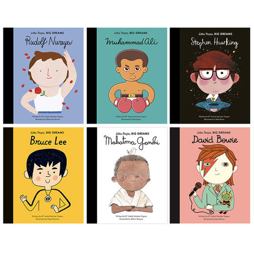 小人物大梦想系列绘本 6册套装 英文原版 Little People Big Dreams 儿童启蒙英语绘本 小男孩传记篇 精装艺术读物 进口书籍 商品图1