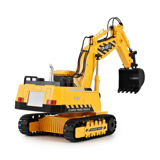 双鹰挖掘机e511-001儿童玩具电动模型