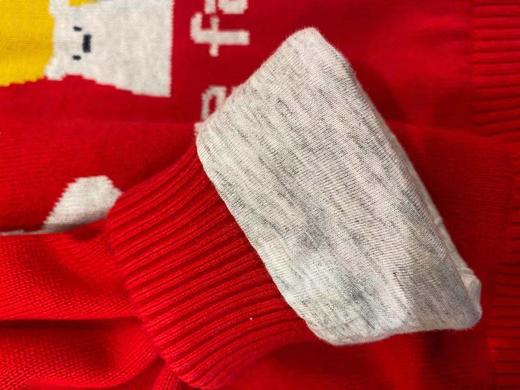 棉果果秋冬季男童小熊套头挂里毛衣M412160519657 商品图7