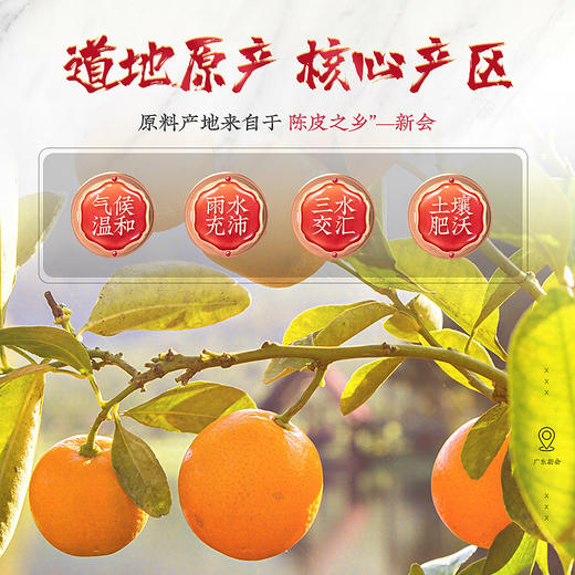 庄民 陈皮 15年广东新会老陈皮干新年年货春节礼品盒装 正宗十五年大红皮陈皮优字号138g 陈皮块花草茶叶泡水 商品图3