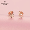【时尚K金】钻石世家 18K金耳钉 风车造型耳钉 花朵生动可爱耳钉耳饰（约0.88克） 商品缩略图2