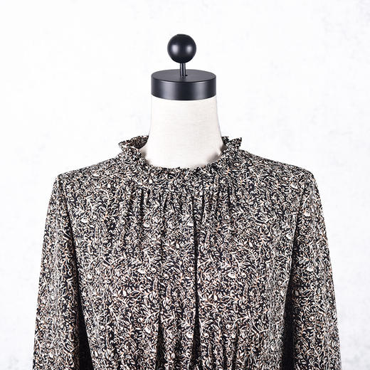 SAINT L’UCK/圣媛女装  优雅X形印花连衣裙SA320L10 商品图2