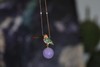 一点腮红的惊喜｜小鸟紫珠子长项链与耳环 商品缩略图3