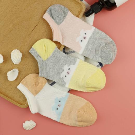 【19元6双】7岁以上丨大童精梳棉网面袜子 薄袜船袜短袜【813306】 商品图1