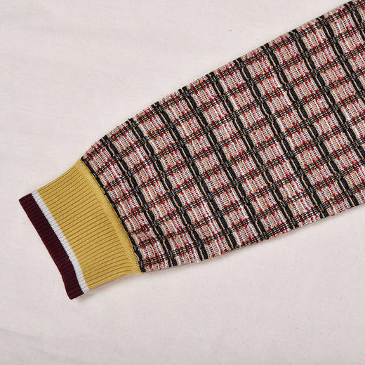 SAINT L’UCK/圣媛女装  休闲罗纹领彩条针织套头衫SA320A01 商品图2