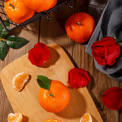 【京东发货】广州玫瑰柑水果礼盒 施用玫瑰花有机肥  皮薄肉厚 饱满多汁 高端年货水果礼盒 产地现摘现发 商品图1