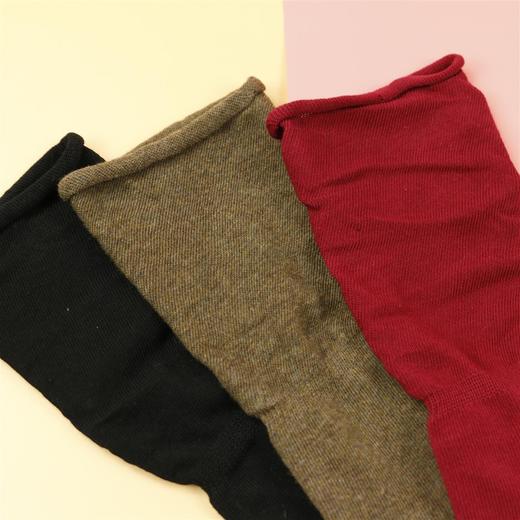 【49元6双】女丨女士时尚潮流堆堆袜纯色潮袜中长筒女袜舒适【922210】 商品图3