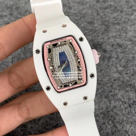 RichardMille理查德•米勒（女款陶瓷系列）RM 07-01 WHITE CERAMIC DIAMONDS🇫🇷精准走时节拍28800尺寸 搭配专柜正品一致的天然陶瓷 31mmX45mm 商品图4