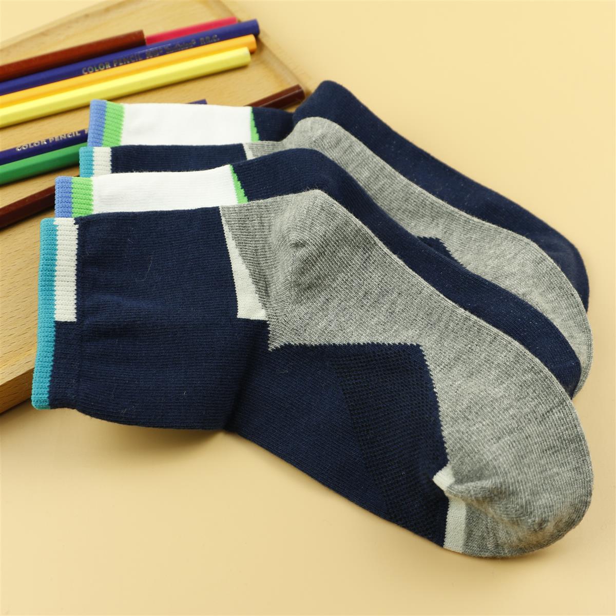 【19元6双】【7-10岁】大童素色春秋棉袜子 精梳棉休闲童袜子【623223】