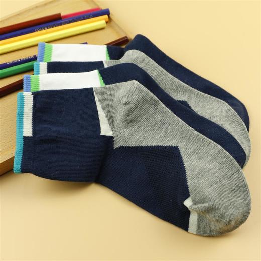【19元6双】【7-10岁】大童素色春秋棉袜子 精梳棉休闲童袜子【623223】 商品图0