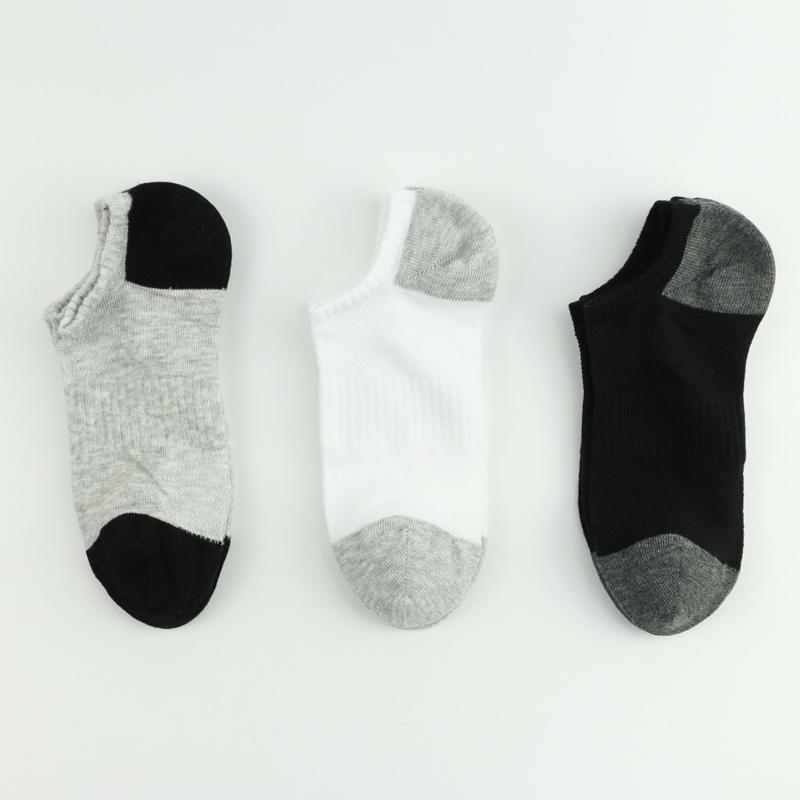 【19元6双】10岁以上丨大童学生精梳棉袜子 经典三色短袜船袜【813307】