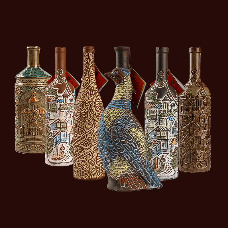 萨博拉维陶罐红葡萄酒750ml/非遗陶罐法酿造