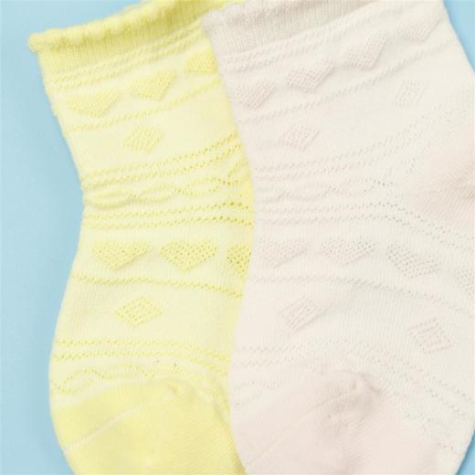 【19元6双】【1-3岁】小童桃心网眼袜子【713207】 商品图4