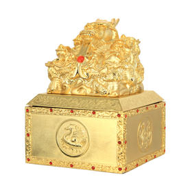 【珍藏】强恕堂68度镇宅之宝木质水晶礼盒 24K镀金 限量100坛