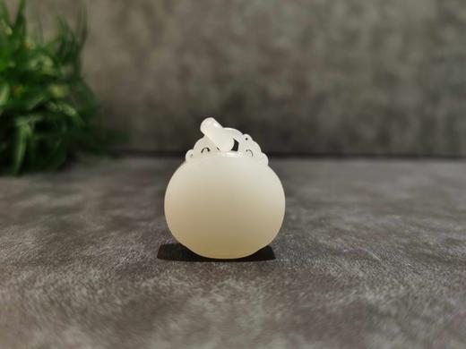 【御珠宫坊】羊脂白玉挂件 商品图0