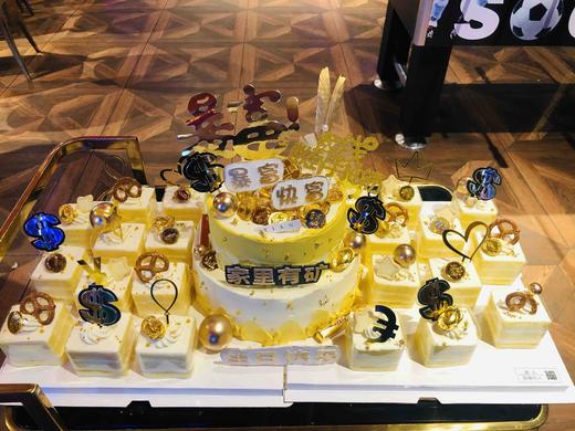 暴富：私人订制蛋糕组合，可订制蛋糕款式，8+6双层主蛋糕加15块切块或同主题杯子蛋糕 商品图4