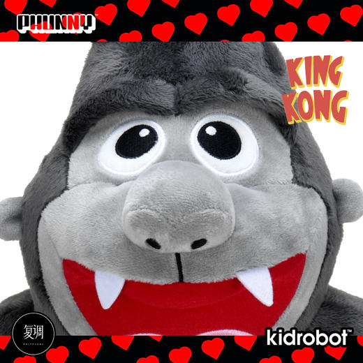现货 Kidrobot King Kong HugMe 毛绒 抱枕 摆件 商品图1