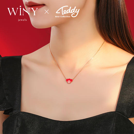 Winy925纯银熊骑士项链送女友闺蜜节日生日礼物 商品图6