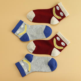 【19元6双】3-5岁丨小童精梳棉袜子 亲肤舒适柔软【813207】