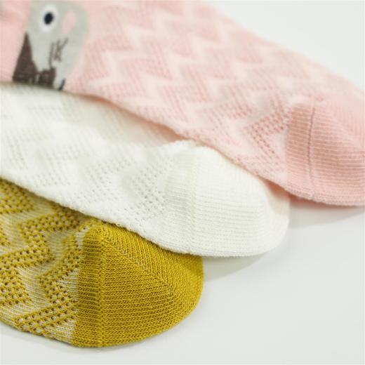 【19元6双】3-5岁丨儿童立体袜子网面精梳棉袜薄款袜子可爱时尚潮流【2013203】 商品图2