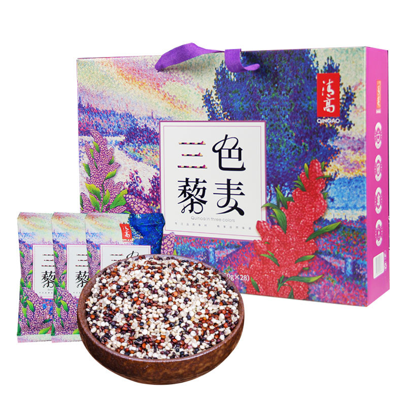 基地直发-饱腹轻食代餐三色藜麦杂粮礼盒1680g