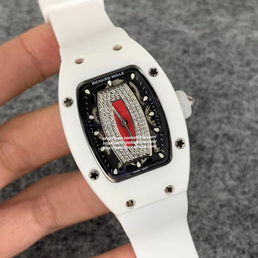 RichardMille理查德•米勒（女款陶瓷系列）RM 07-01 WHITE CERAMIC DIAMONDS🇫🇷精准走时节拍28800尺寸 搭配专柜正品一致的天然陶瓷 31mmX45mm 商品图8