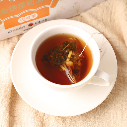 KJ 许广和 金银花菊蒲茶 代用茶 120g(4g*30)/盒 商品图3