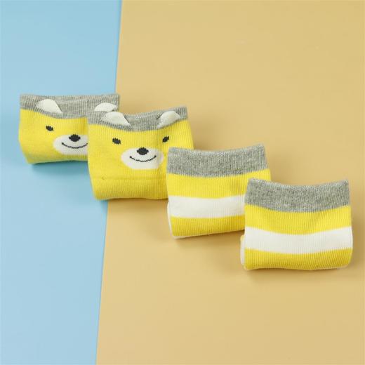 【19元6双】1-3岁丨四季直板袜卡通条纹童袜舒适柔软【923212】 商品图1