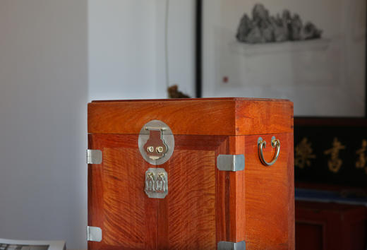 红桥红  家具严选  缅甸花梨（大果紫檀）  【32 缅花故宫款 官皮箱】 商品图8