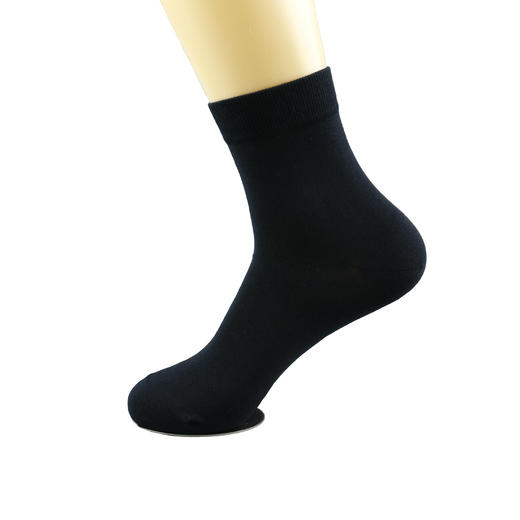 80支长绒棉丨2双装丨高档丨男士四季中筒商务休闲袜子【6双6折 2双装  2121608】 商品图4