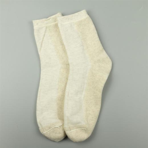 【2双装 6双6折】女士半毛圈袜子吸汗透气舒适保暖中筒女袜【2122701】 商品图2