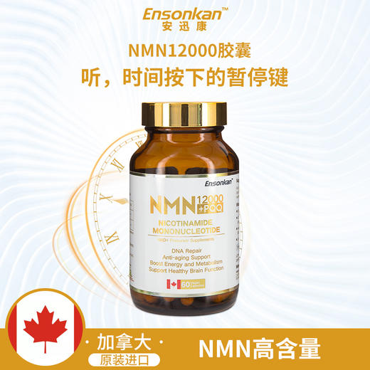 安迅康 Ensonkan NMN 12000 + PQQ β-烟酰胺单核苷酸 3瓶套装 商品图2