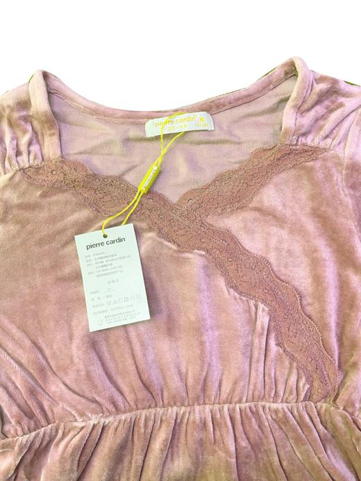 皮尔卡丹女天鹅绒睡衣套装 商品图1