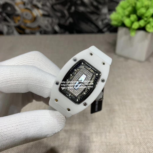 RichardMille理查德•米勒（女款陶瓷系列）RM 07-01 WHITE CERAMIC DIAMONDS🇫🇷精准走时节拍28800尺寸 搭配专柜正品一致的天然陶瓷 31mmX45mm 商品图1