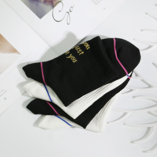 【49元6双】女丨女士夏季时尚潮流运动袜夏袜子舒适透气时尚运动女袜【2012101】 商品图2