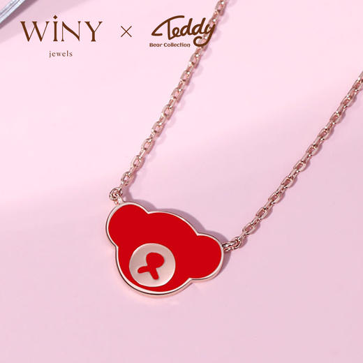 Winy925纯银熊骑士项链送女友闺蜜节日生日礼物 商品图3