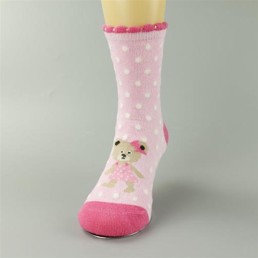 【可积分兑换】【6双】【5-7岁】儿童圆点中筒袜精梳棉中筒袜卡通童袜【623202】 商品图1